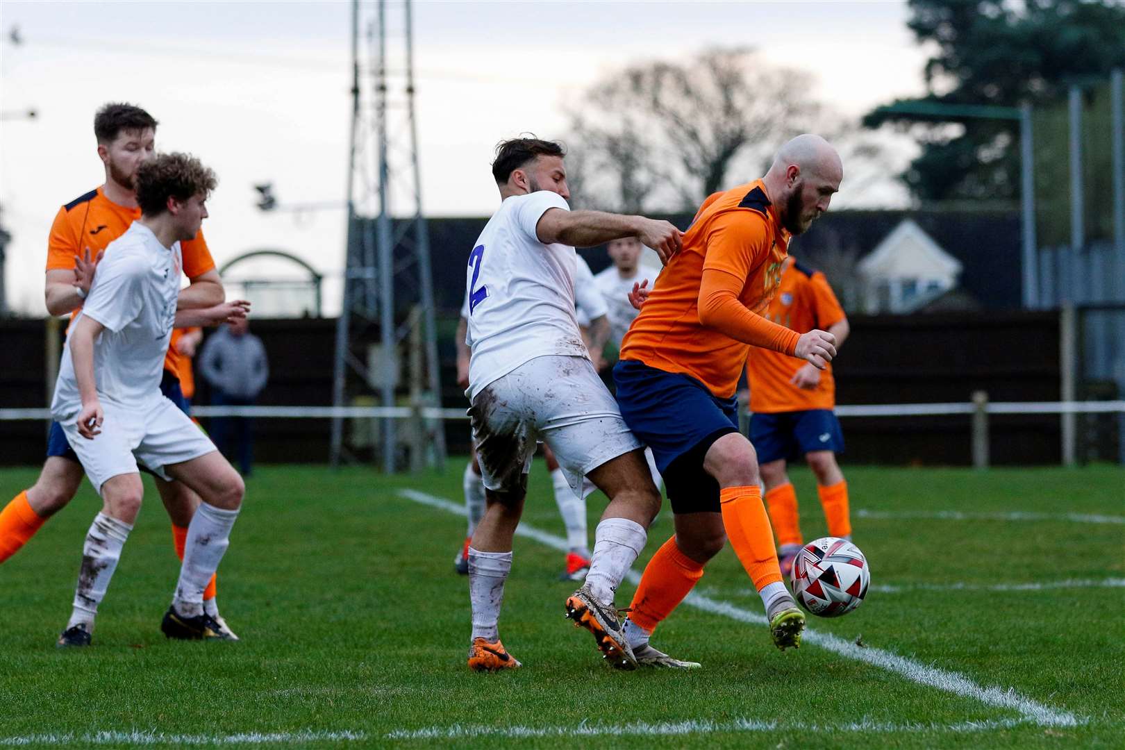 Kyle Baker was Diss’ top scorer last season with 23 goals. Picture: Mark Bullimore