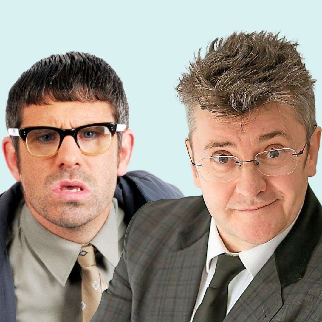 Angelos Epithemiou and Joe Pasquale will be coming to Attleborough next year.