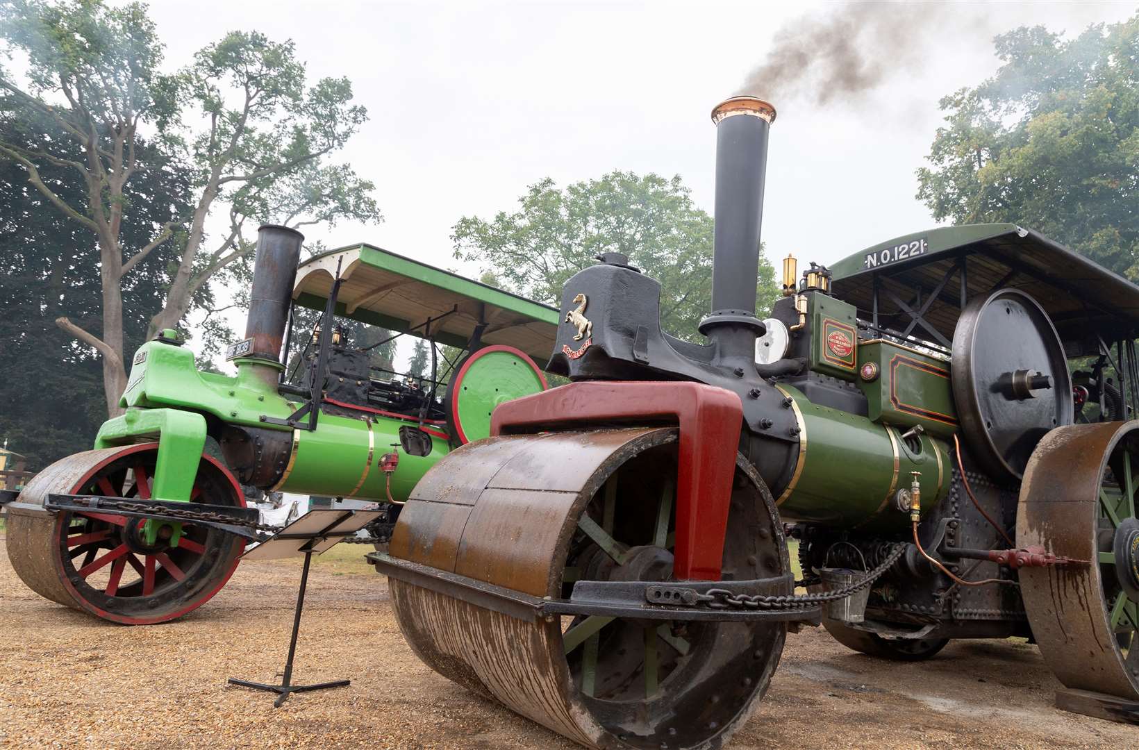 Buster the steam roller celebrated turning 100 years old at Bressingham Steam and Gardens.Pictures: Phil Morley