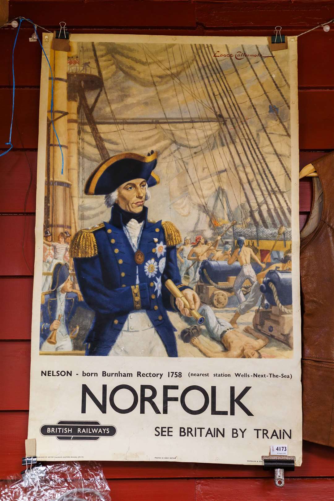 Other items on offer included this promotional poster for British Railways. Picture: Mark Bullimore Photography 2022.