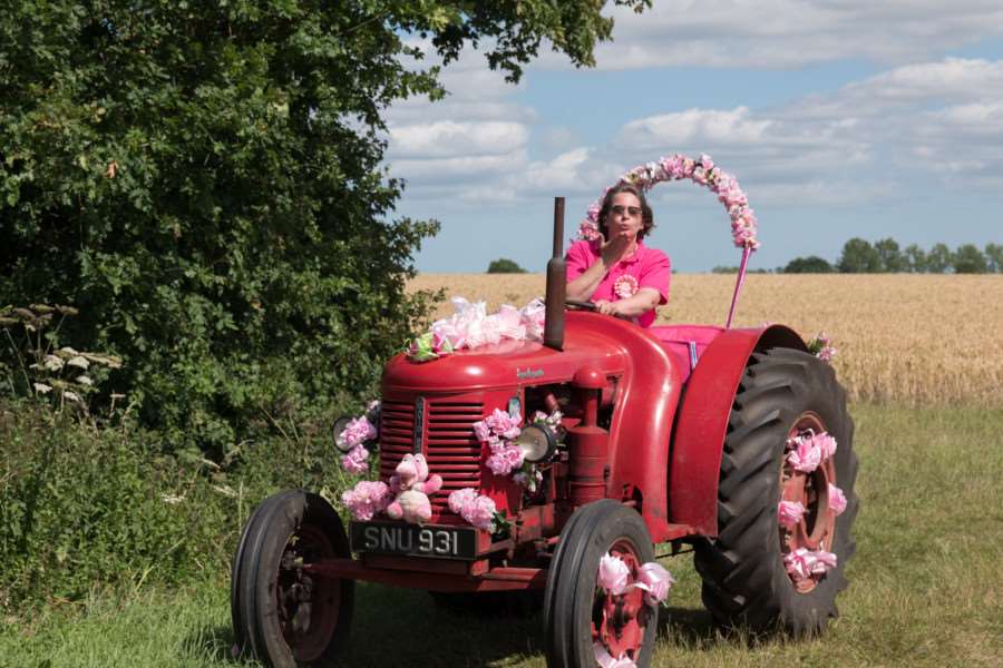 The Pink Ladies Tractor Road Run 2017. Photo: Jonathan Slack.
