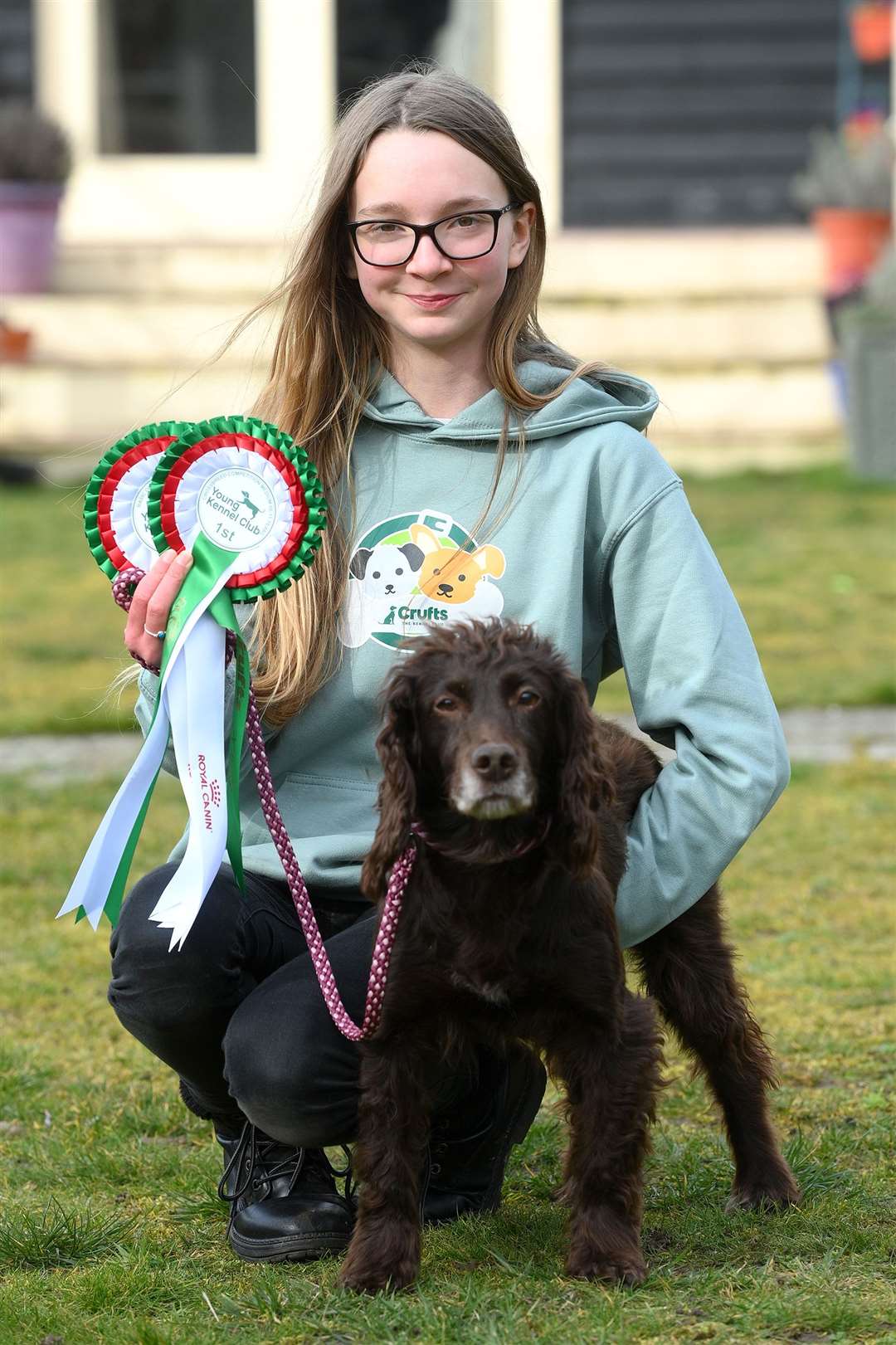 Beatrice Rolf, an 11-year-old girl from Fressingfield, has won two awards at Crufts with her dogs.