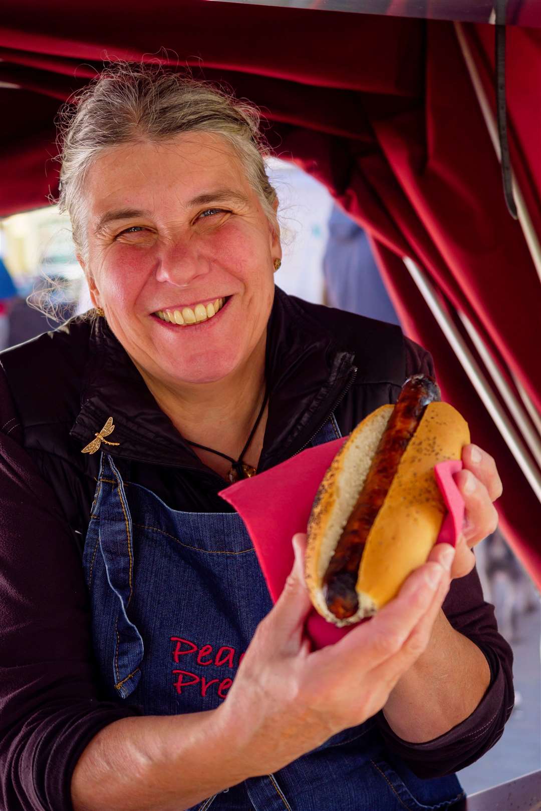 Janet Peachey of the Flying Chef. Picture: Mark Bullimore