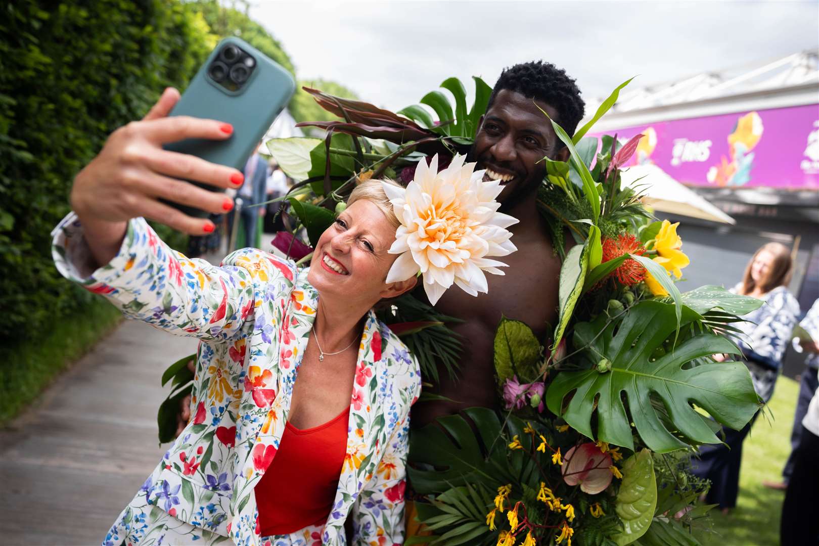Celebrities were getting a first glimpse of this year’s show on Monday (James Manning/PA)