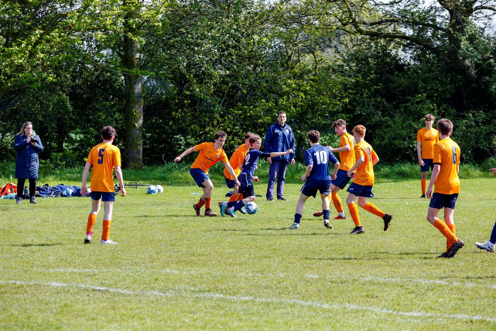 Diss Town Youth FC has turned their grounds from a muddy mess into perfect pitches after £14,000 was raised by the community. Picture: Mark Bullimore
