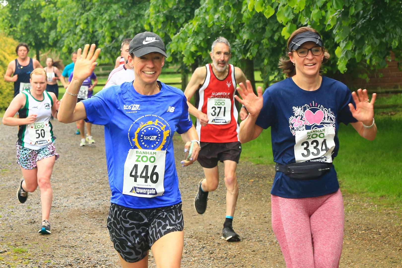 Some of the runners of the Banham Zoo 5km. Pictures: Gary Donnison