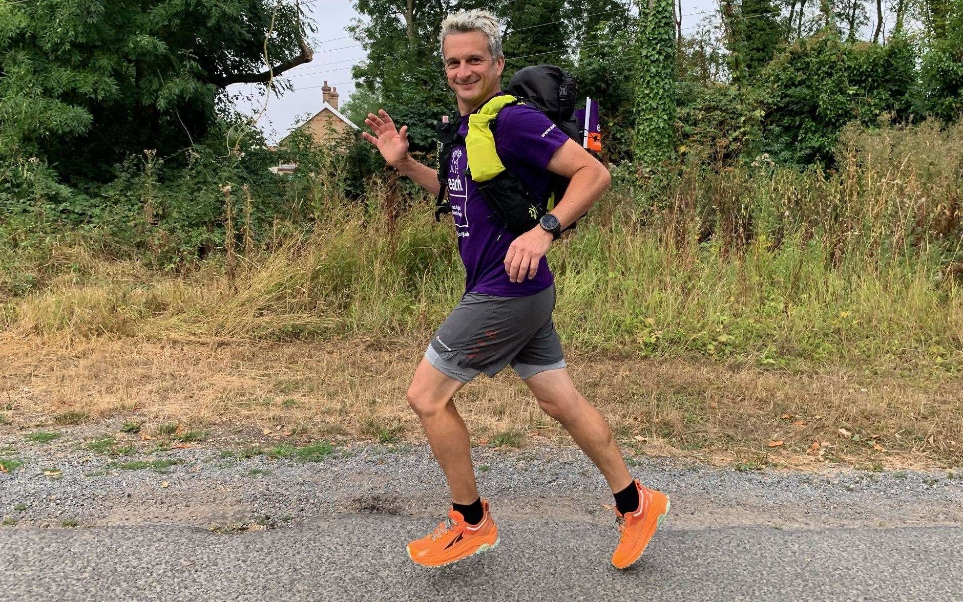 Season runner Alan Carter is running in aid of charity. Picture: EACH