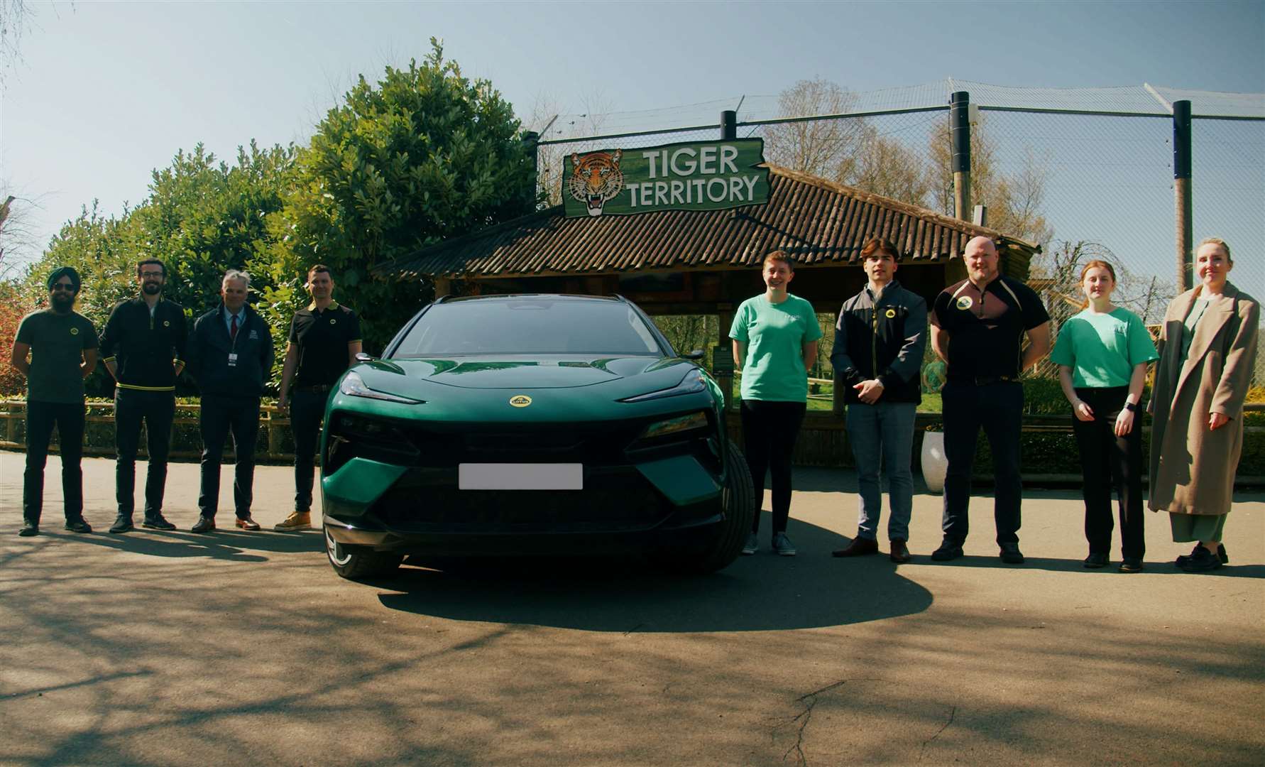 Some the members of ZSEA with Lotus at Banham Zoo. Picture submitted