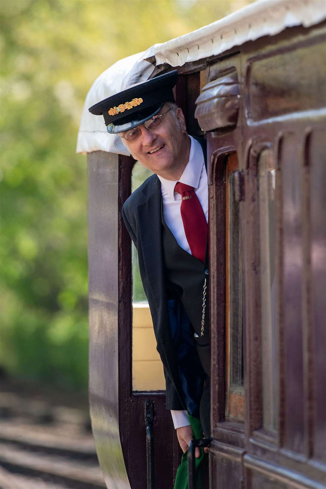It was a busy day on the line for train officials.