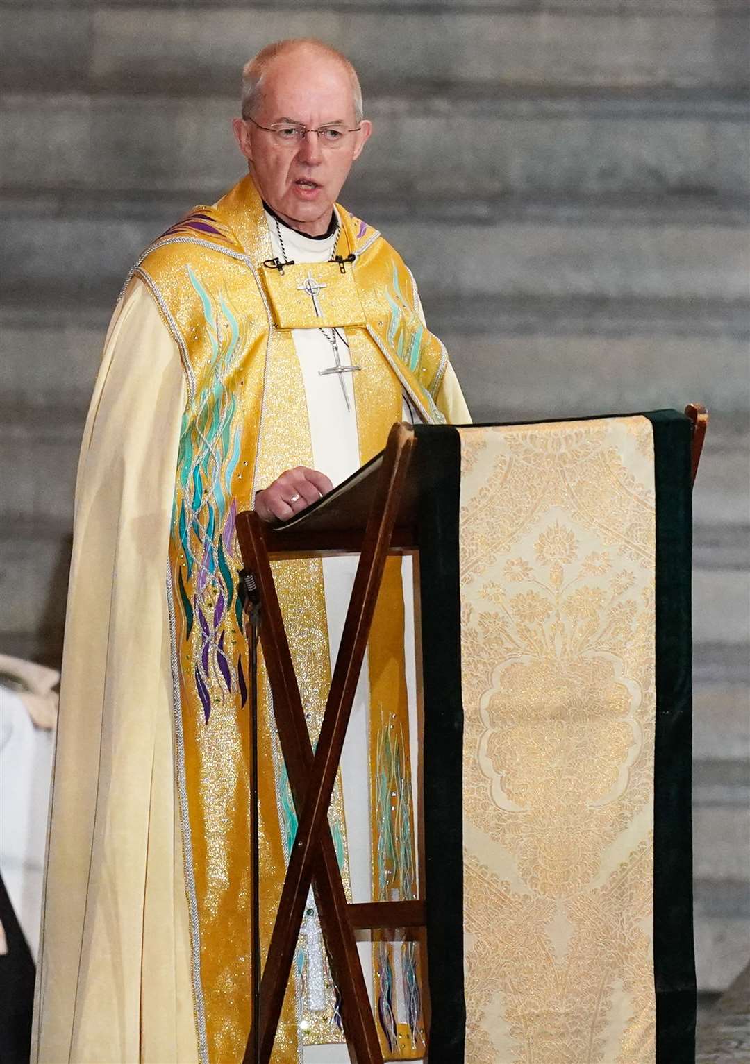 Justin Welby officially stepped down from his post as Archbishop of Canterbury in January (Andrew Matthews/PA)
