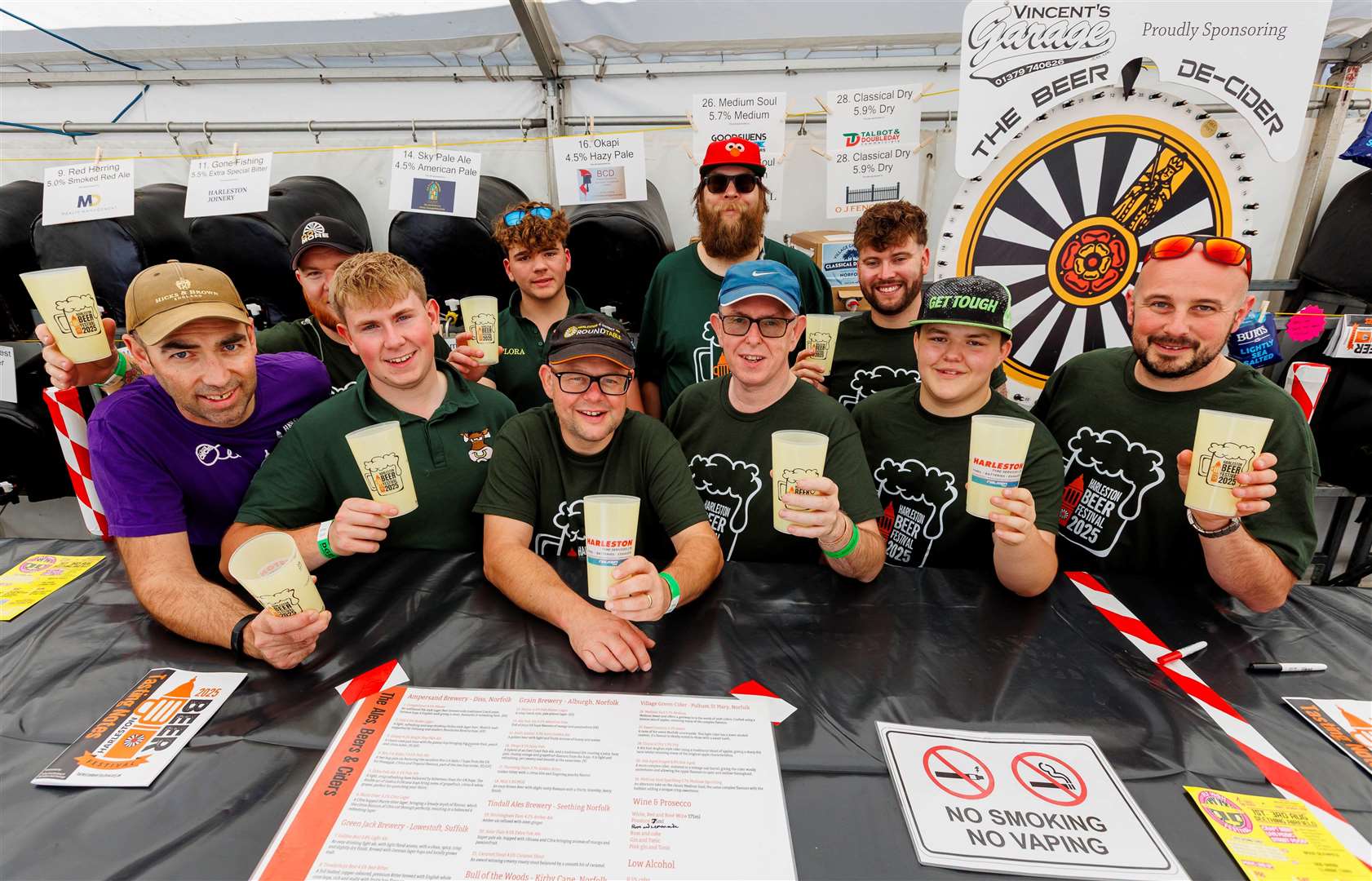 Harleston and District Round teamed up with partners for the event Picture by Mark Bullimore