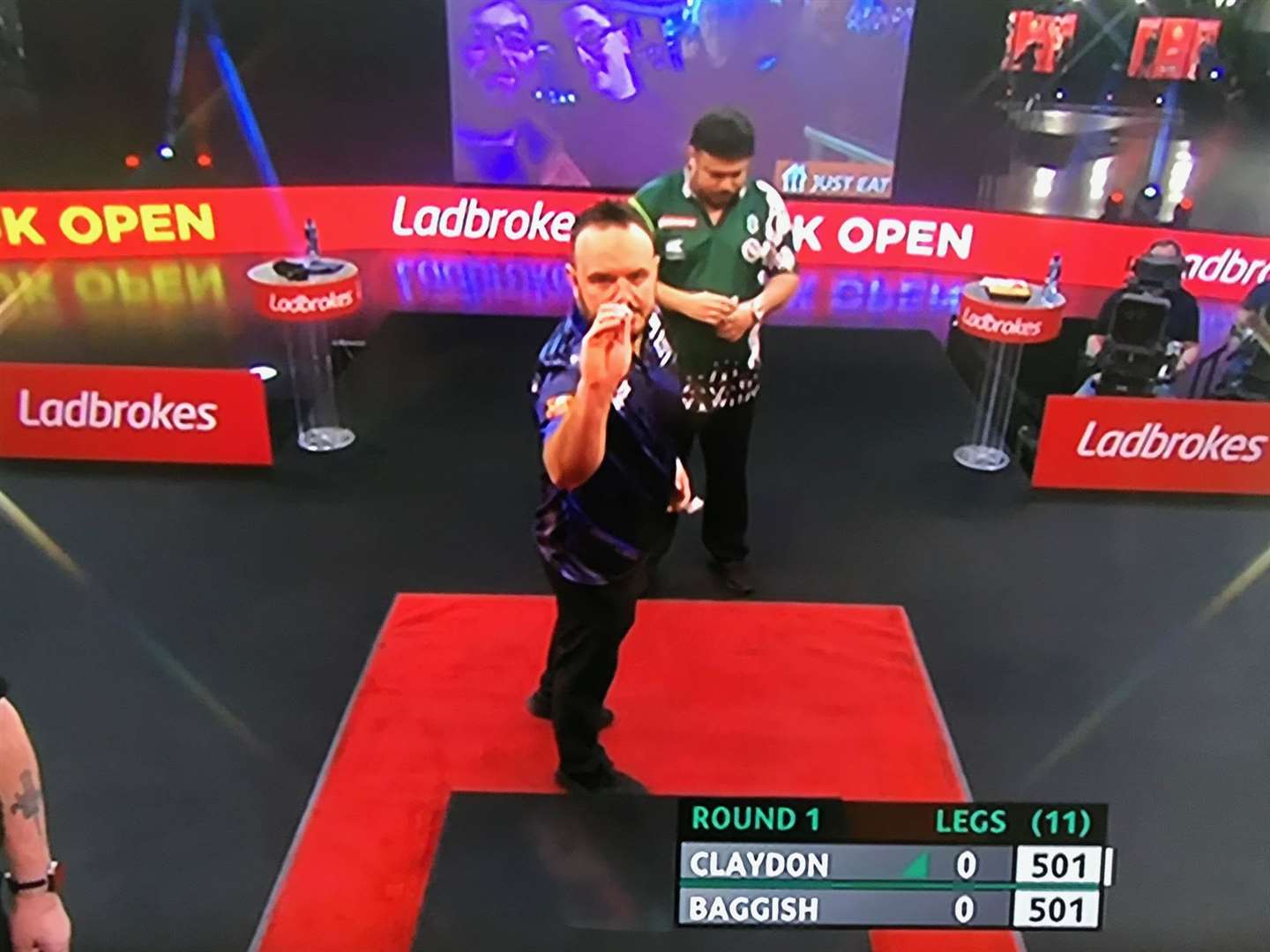 Brett Claydon playing at the UK Open (45043058)