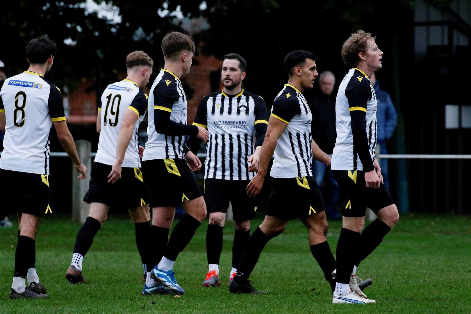Harleston Town recorded their first win of 2025 against Heacham on Tuesday night Picture: Mark Bullimore