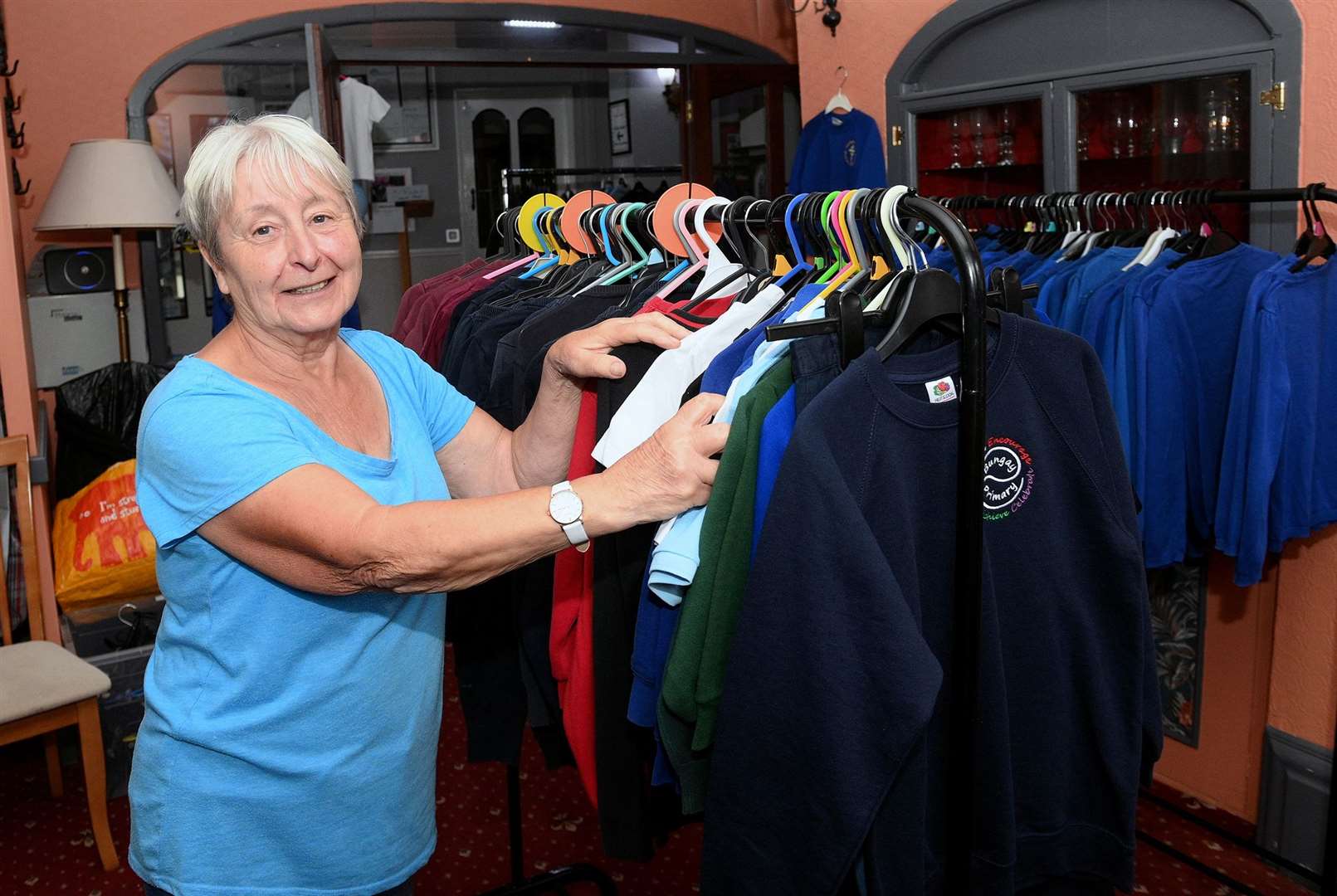 Carol Wiles said the give away was a huge success. Picture: Mecha Morton