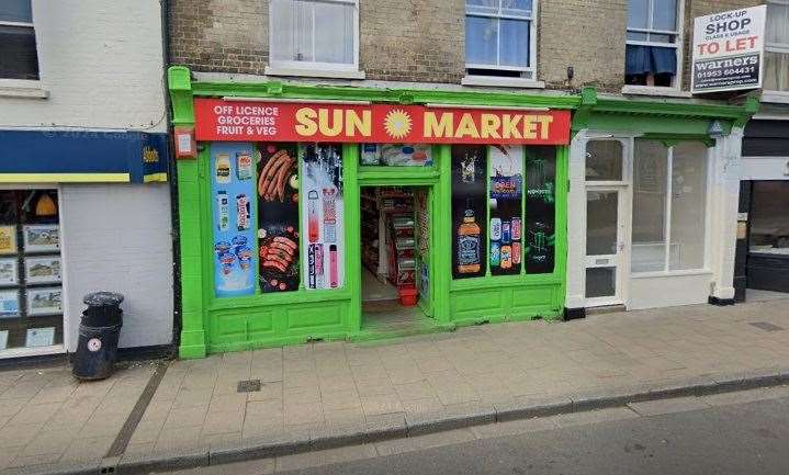 The former Sun Market store in Attleborough’s Exchange Street. Picture: Google Maps