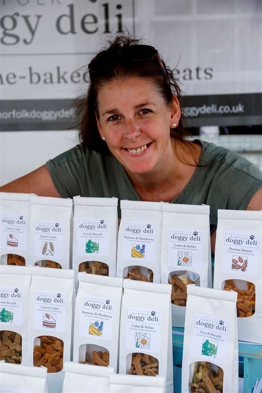 Pippa Hardie of Norfolk Doggy Deli. Picture: Mark Bullimore