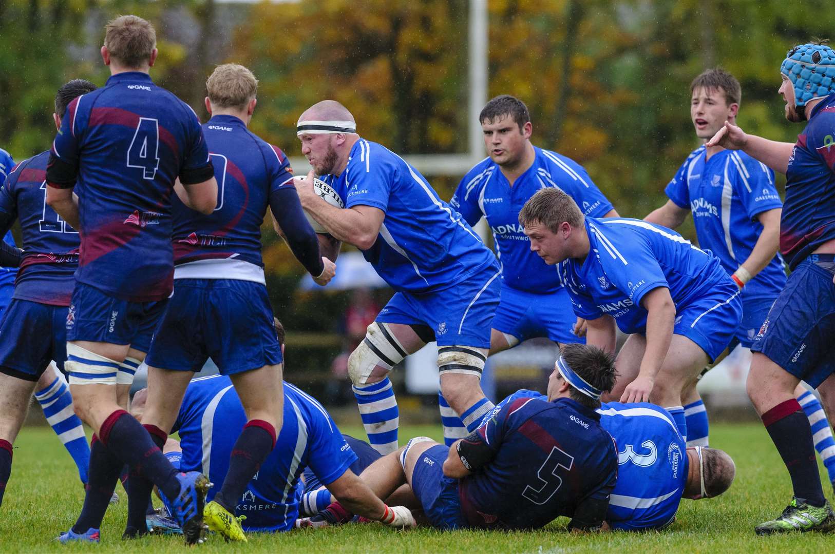 Roydon, Norfolk, UK, 06 October 2018..Rugby action from Diss v Old Haberdashers - John Bergin..Picture: Mark Bullimore Photography. (5489273)