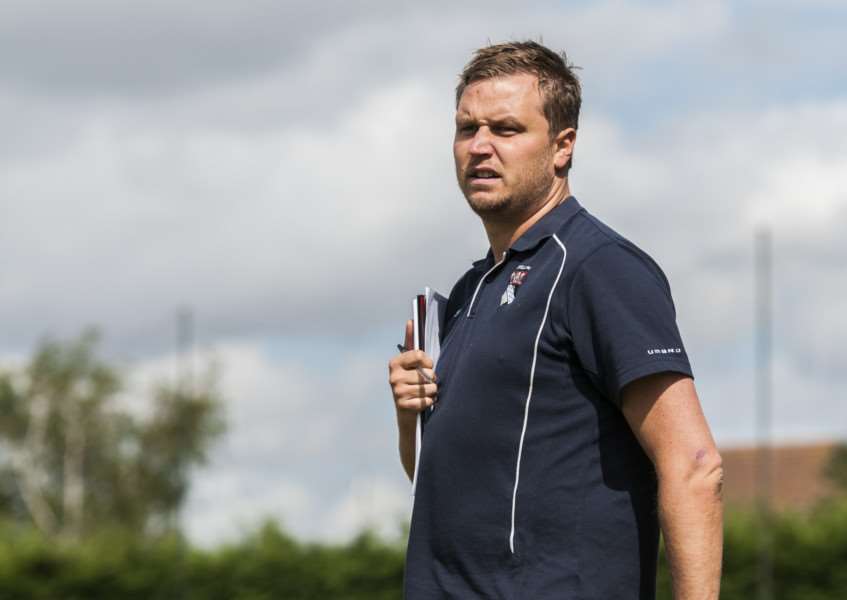 REGIMENTAL APPROACH: Diss Town manager Ross Potter conceded he has been tough on his squad to whip them into shape