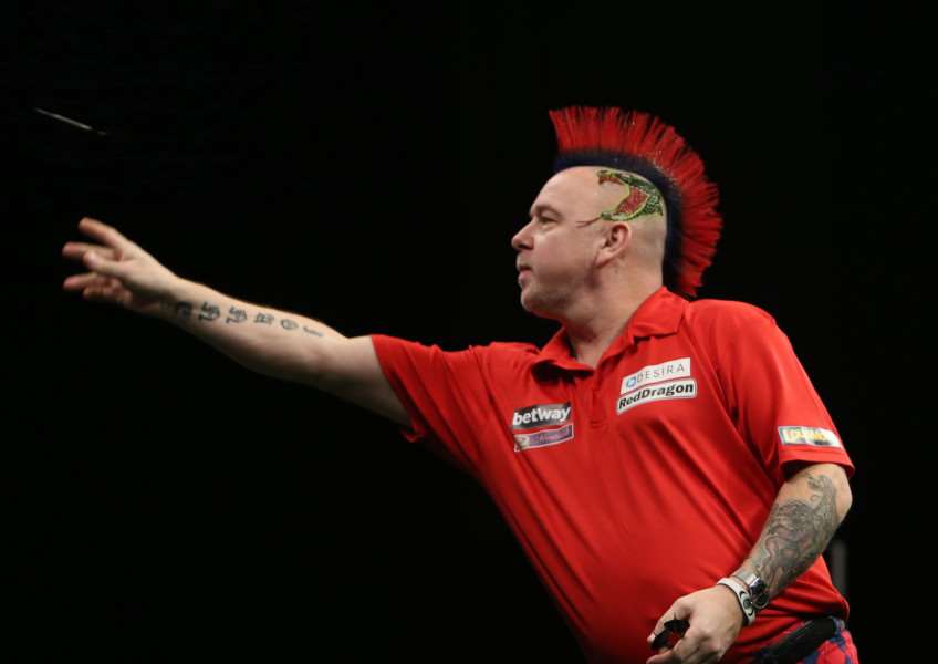 NIGHT OFF: Peter Wright will not be playing in the Premier League tonight. Picture: Lawrence Lustig