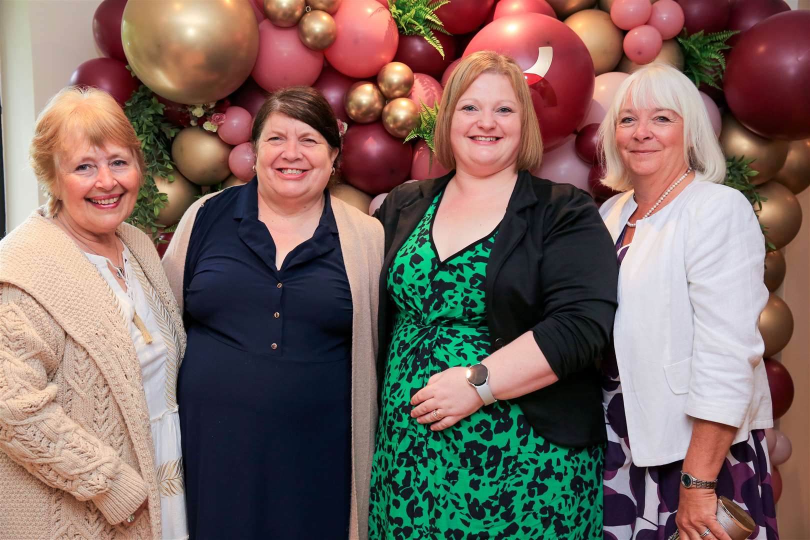 Sandra Moss, Christine Dinnage, Debbie Reeve and Patricia Stephen