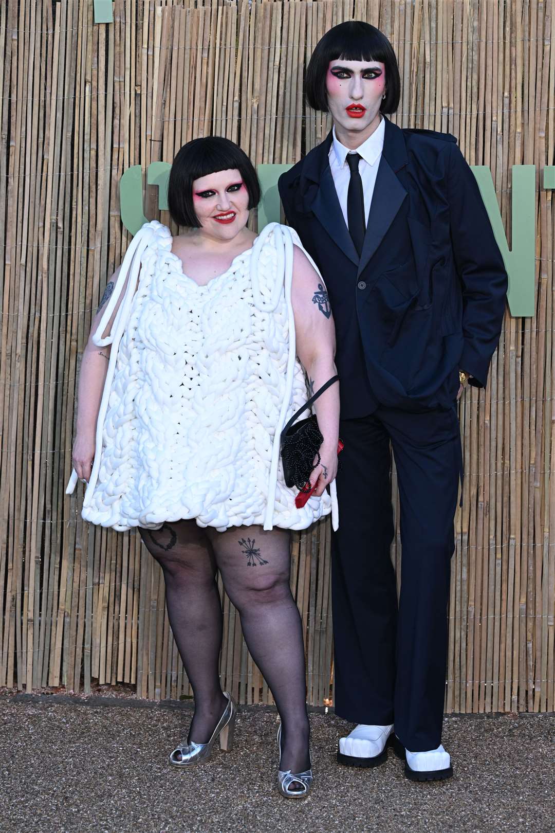 Beth Ditto and Charles Jeffery (Doug Peters/PA)