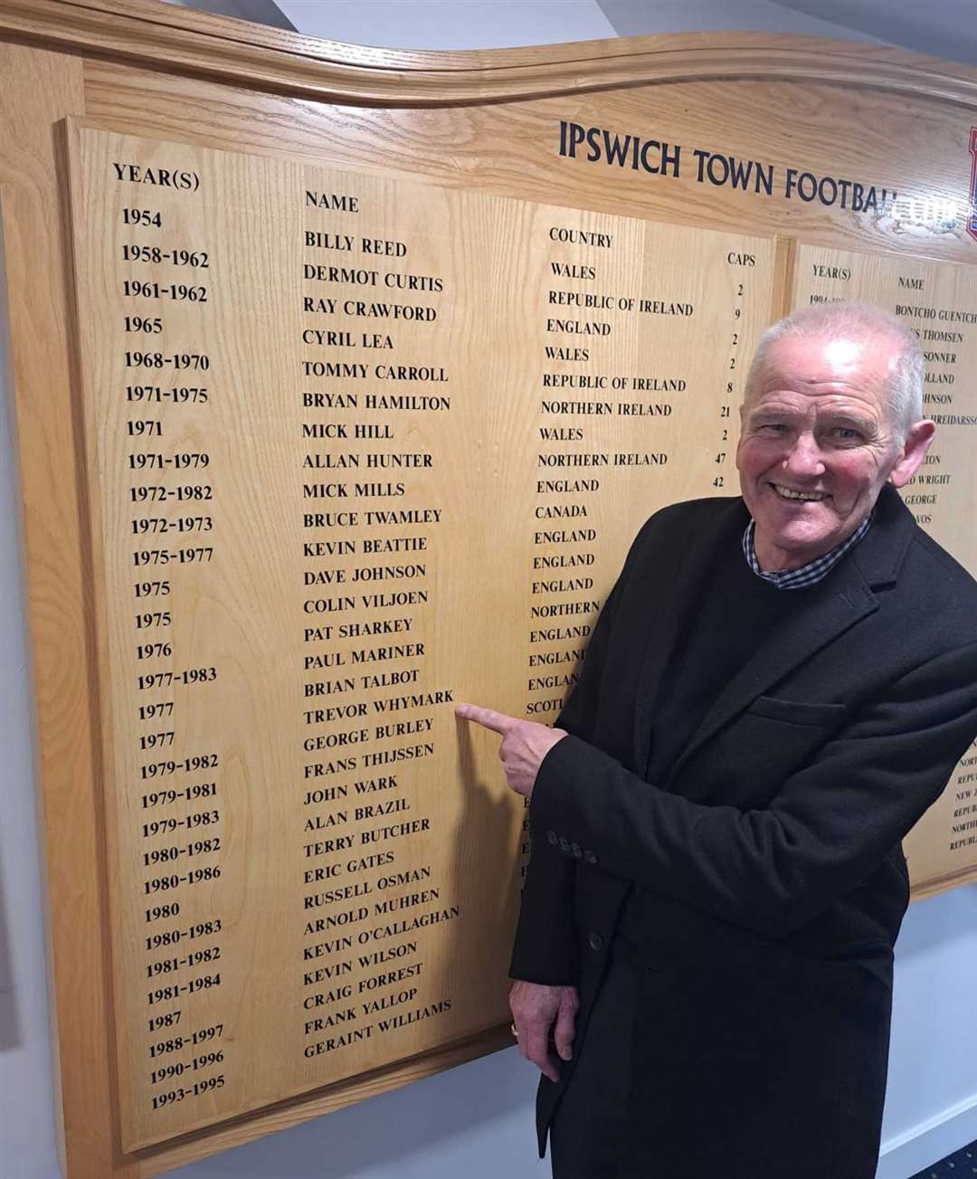 Trevor Whymark was inducted into Ipswich Town’s Hall of Fame in 2012 Picture: Cotributed