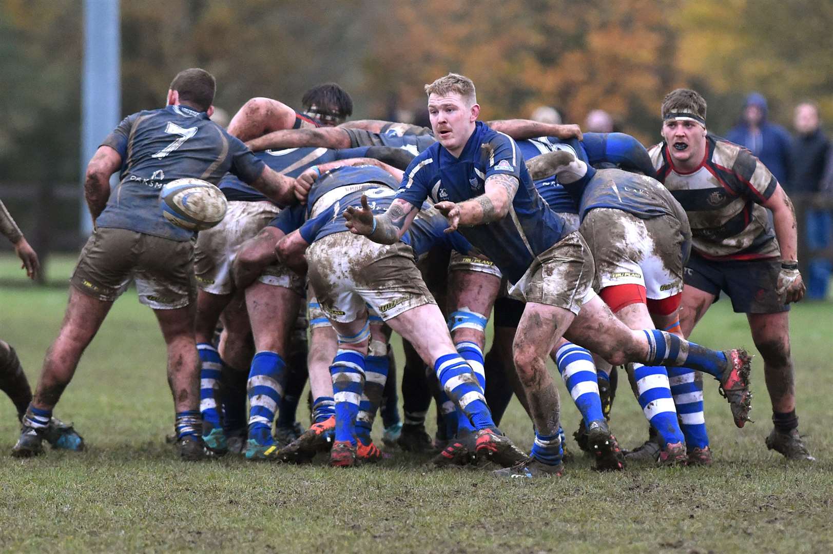 RUGBY - Stowmarket v Diss..Pictured: Callum Roberts (D)...PICTURE: Mecha Morton. (21838173)