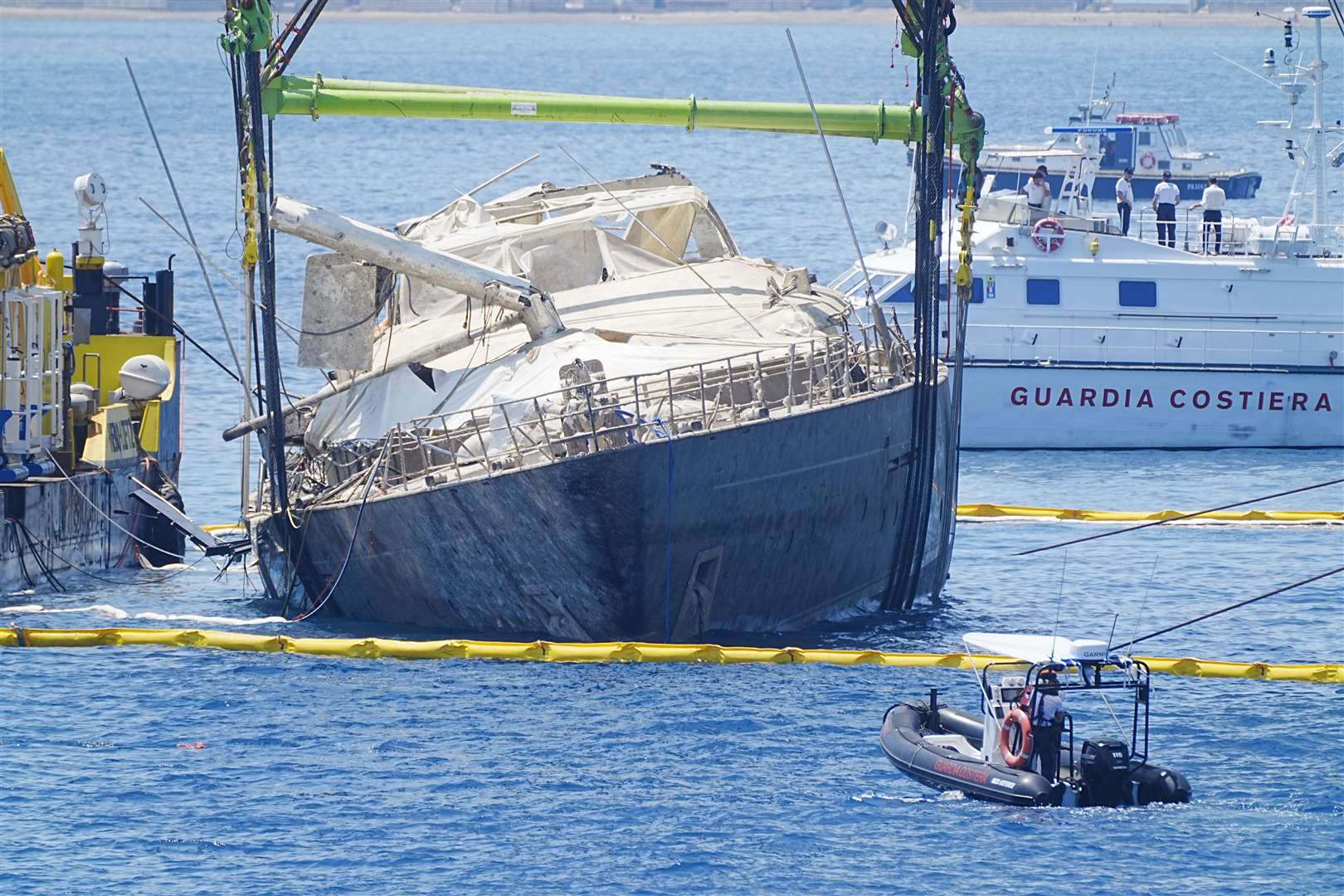 Seven people died when the Bayesian sank (Peter Byrne/PA)