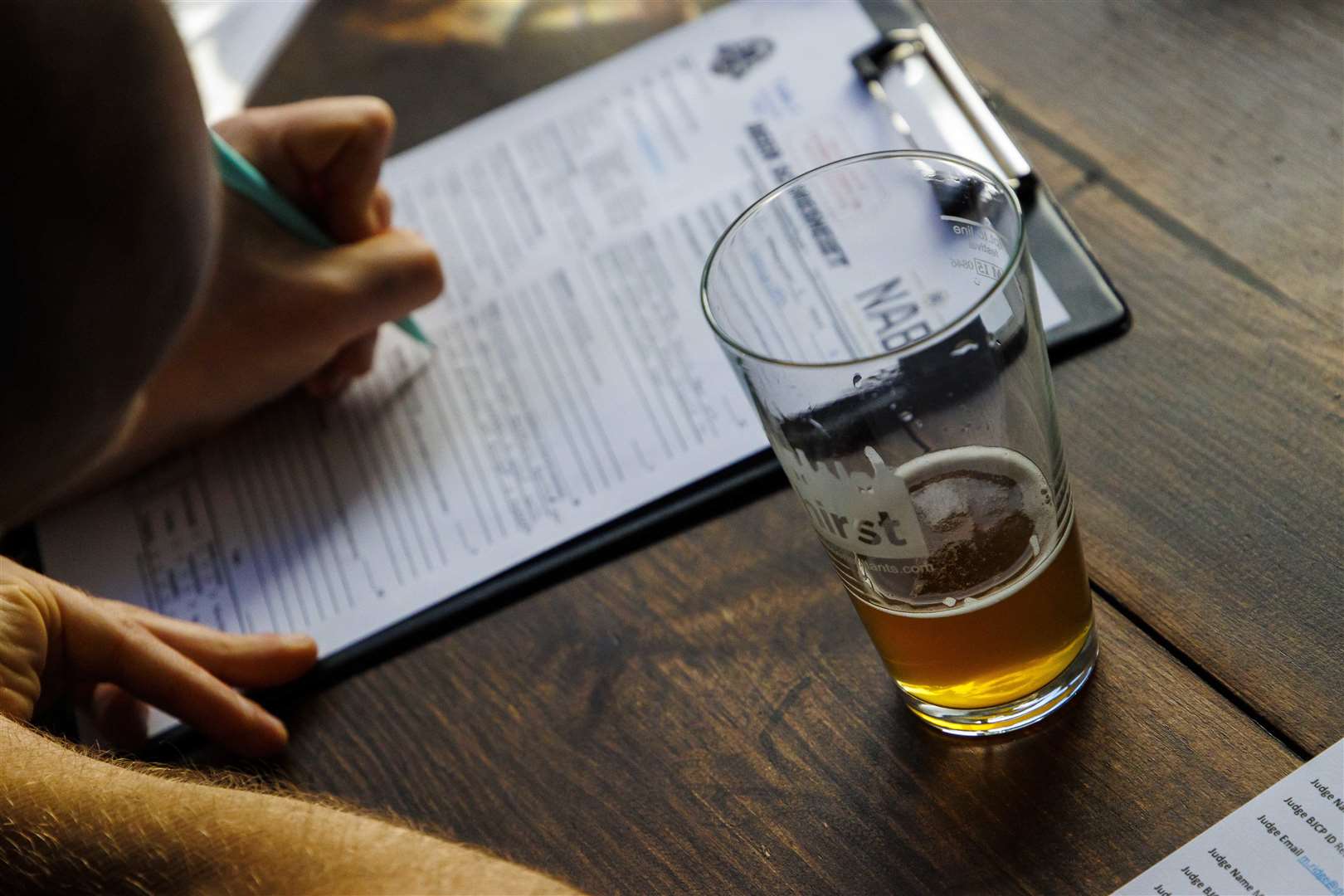 The categories included English IPAs, American Pale Ales, Black IPAs, Hazy IPAs and Belgian, Brut and White IPAs. Picture: Mark Bullimore