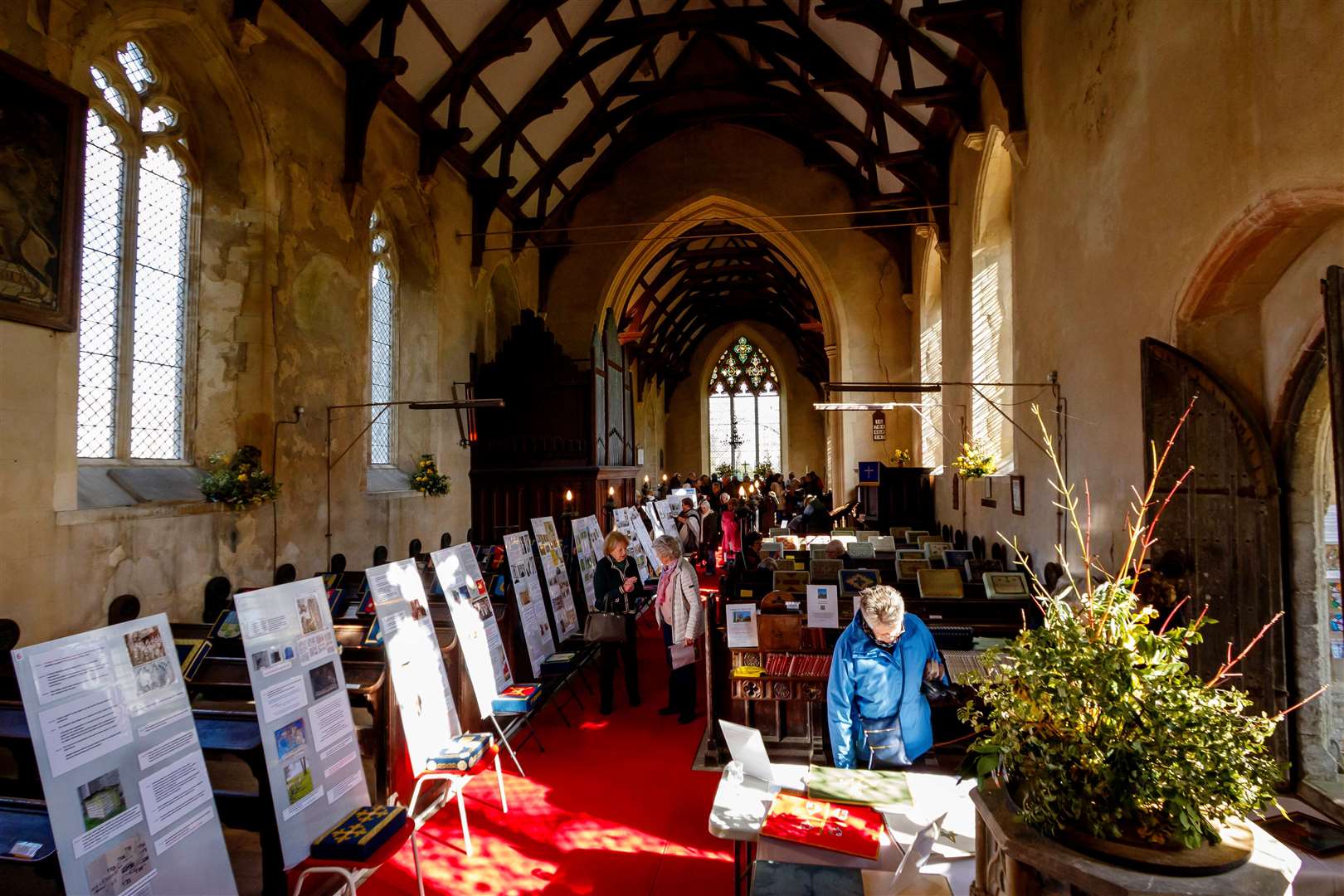 The open day at St Mary’s Church was held on Saturday morning. Picture: Mark Bullimore