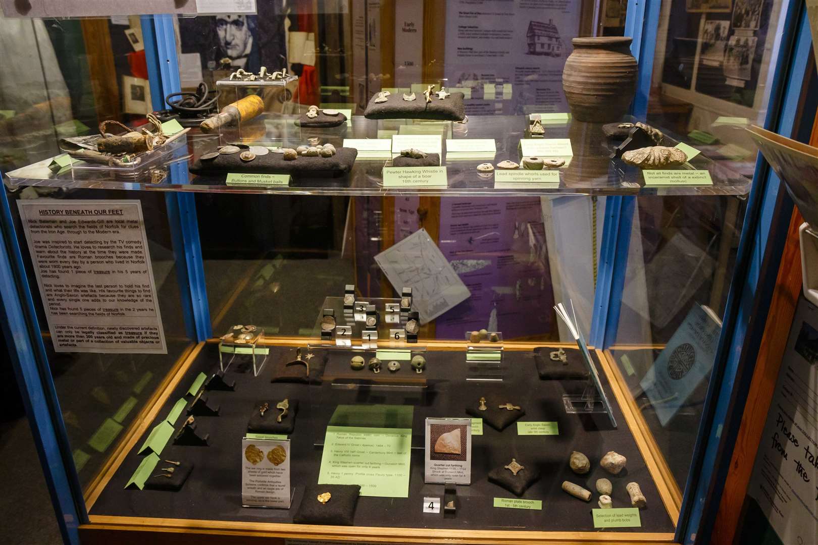 More than 100 items are on display