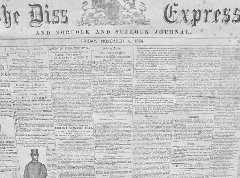 The Diss Express and Norfolk and Suffolk Journal, Friday, November 4, 1864