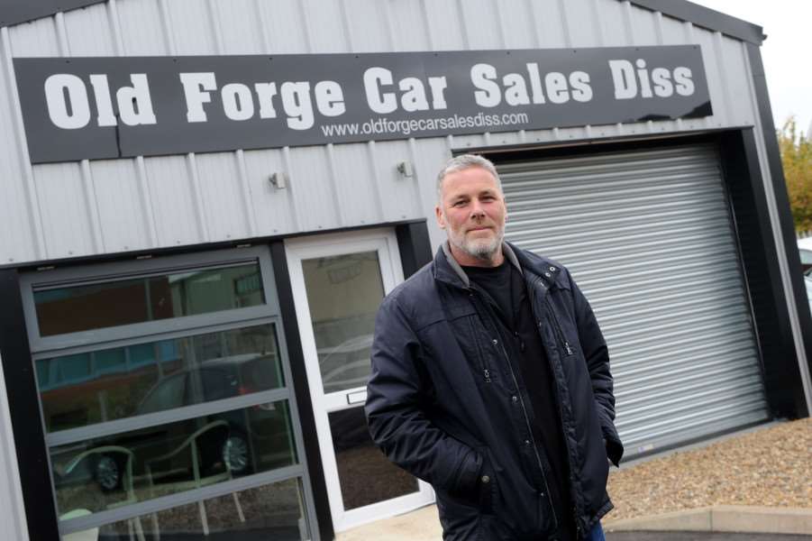 Kevin Mackie, owner, Old Forge Car Sales Diss